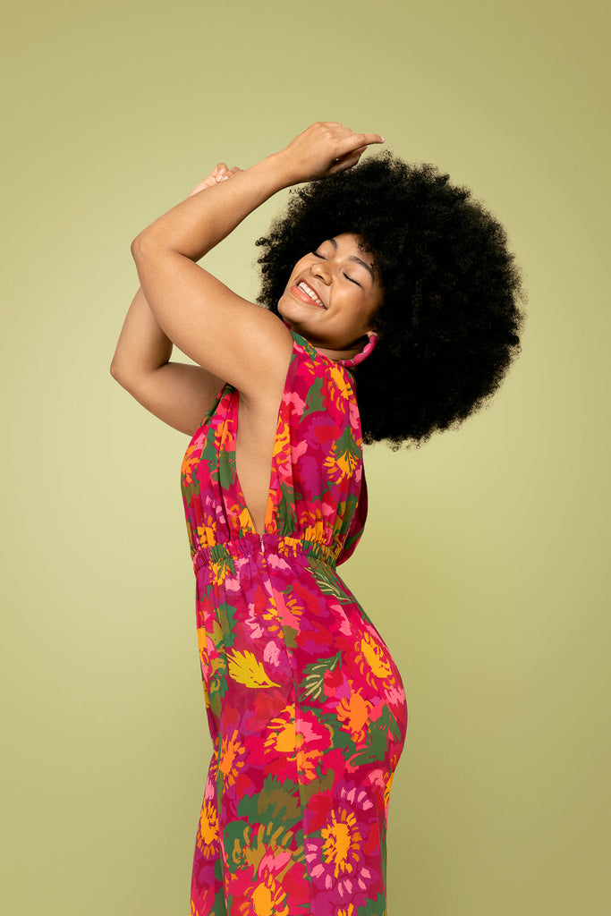 Kahla Plunge Jumpsuit