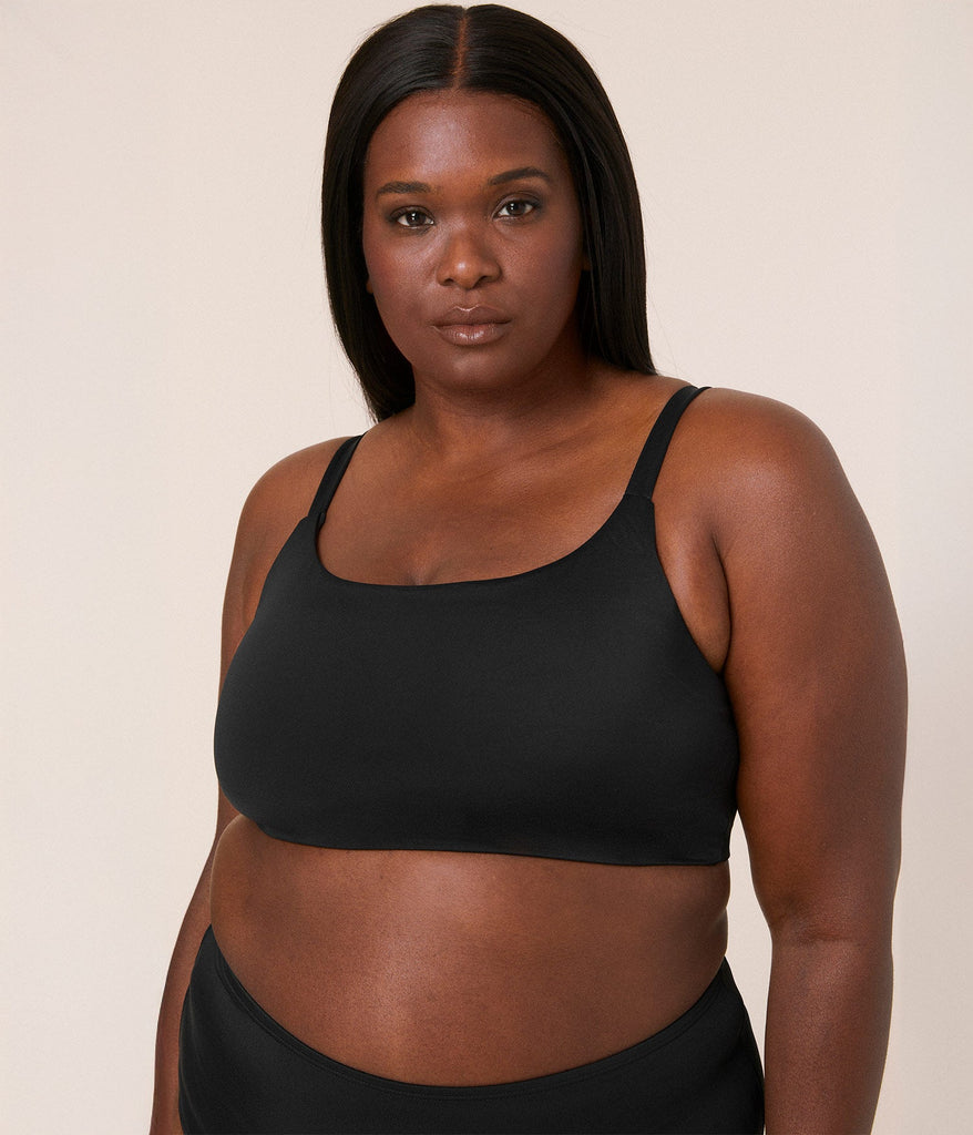 The Maui Bikini Top - Eco Nylon - Black