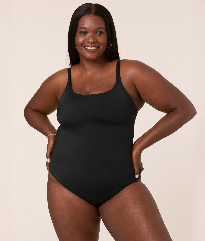 The Amalfi One Piece - Eco Nylon - Black - Classic