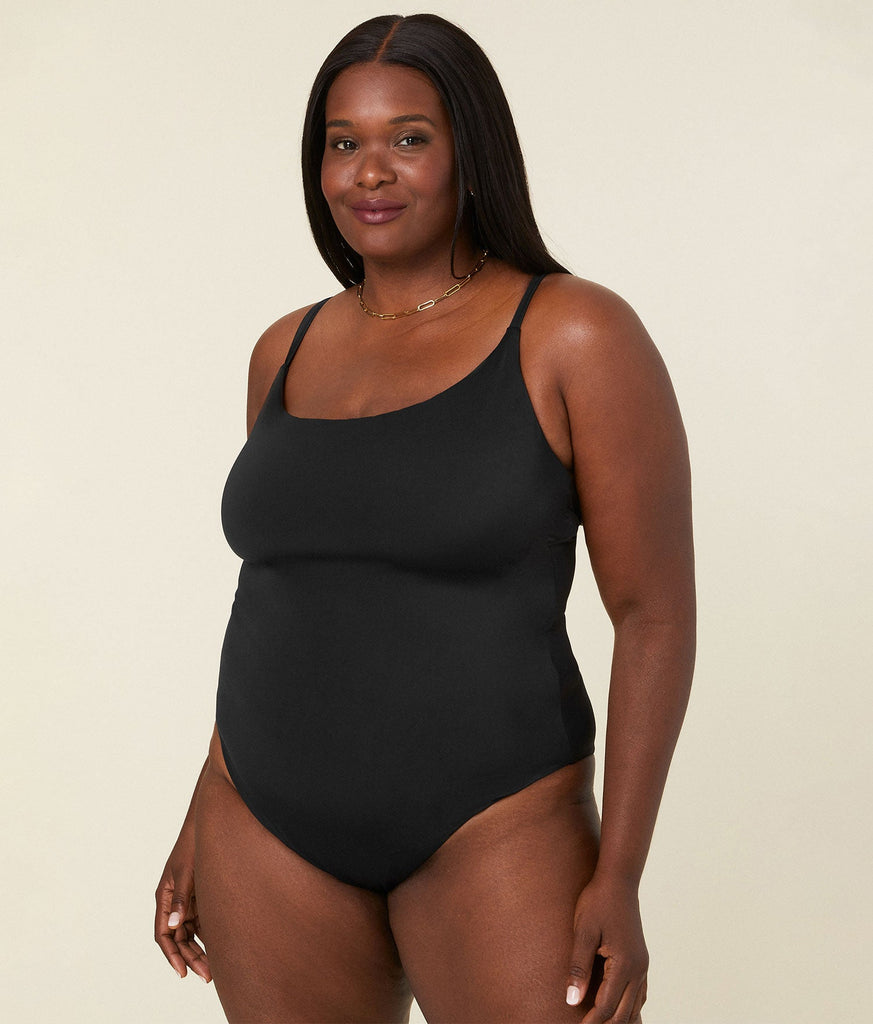 The Fiji One Piece - Eco Nylon - Black - Classic