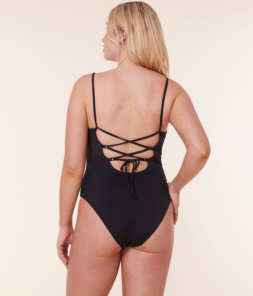 The Cabarete One Piece - Eco Nylon - Black - Classic