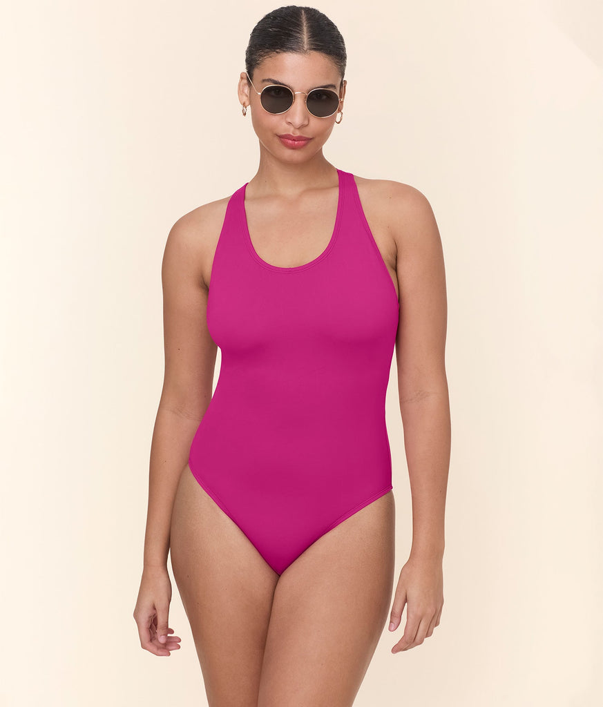 The Tulum One Piece - Eco Nylon - Fuchsia - Classic