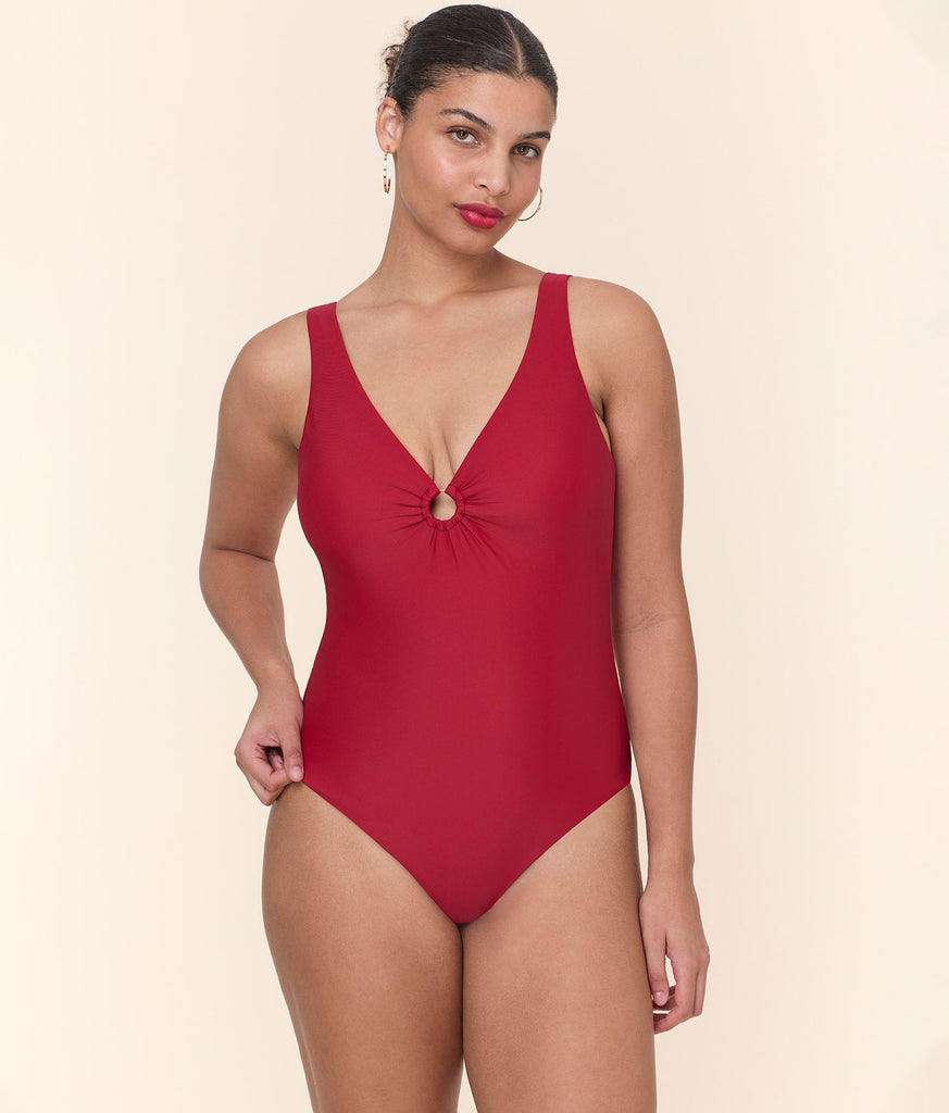 The Bonita One Piece - Eco Nylon - Garnet - Classic