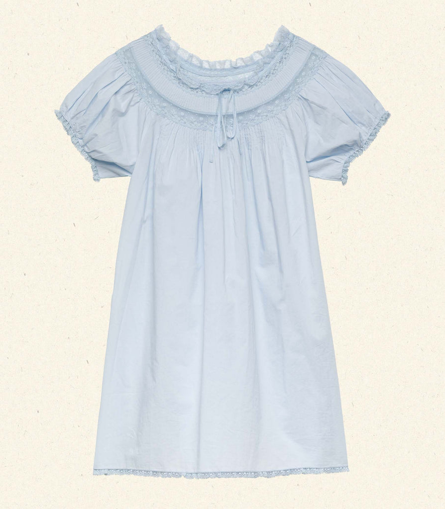 DAPHNE DRESS -- CLOUDLESS SKY