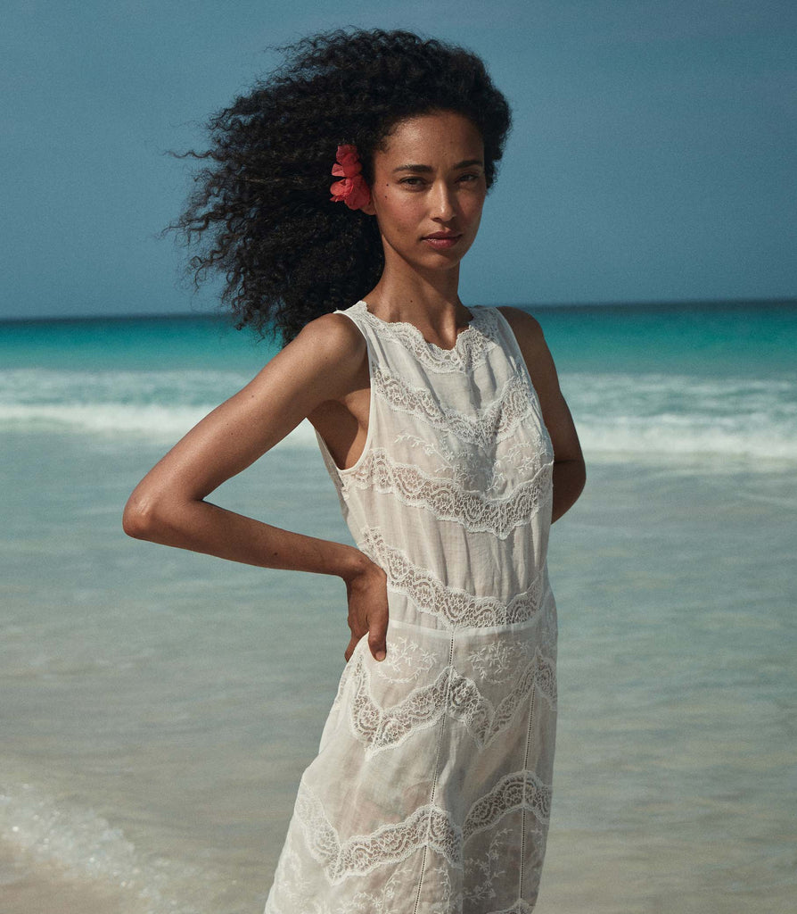 EVANORA DRESS -- SALT