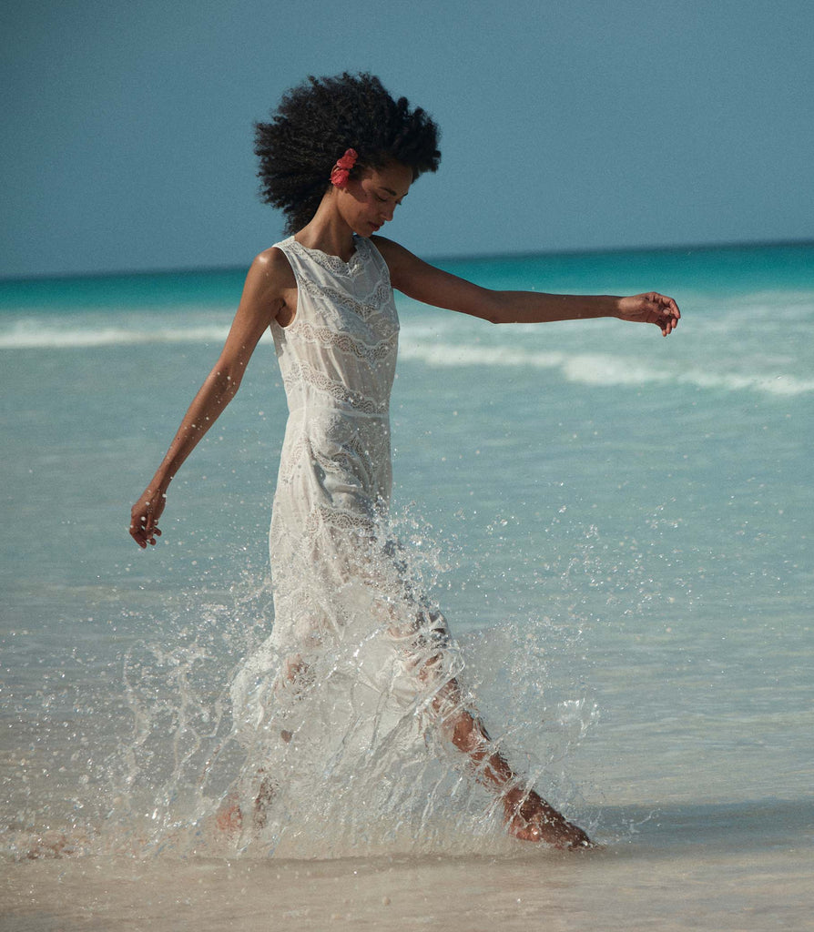 EVANORA DRESS -- SALT