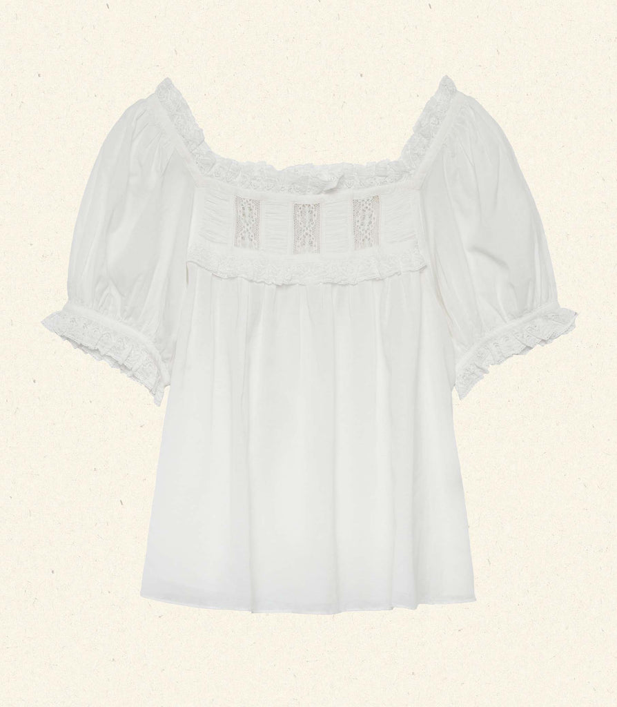 FRANCES TOP -- SALT LACE