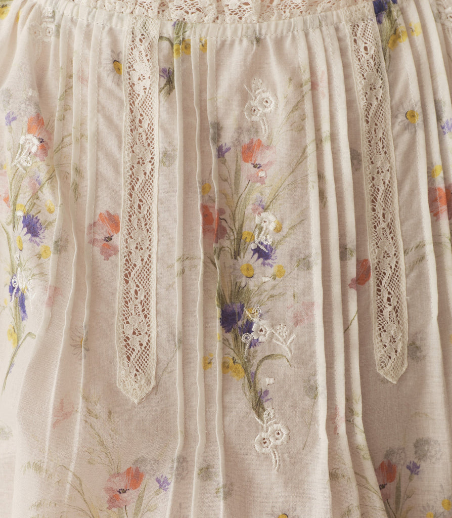 FREDERICA TOP -- PAINTED BOUQUET