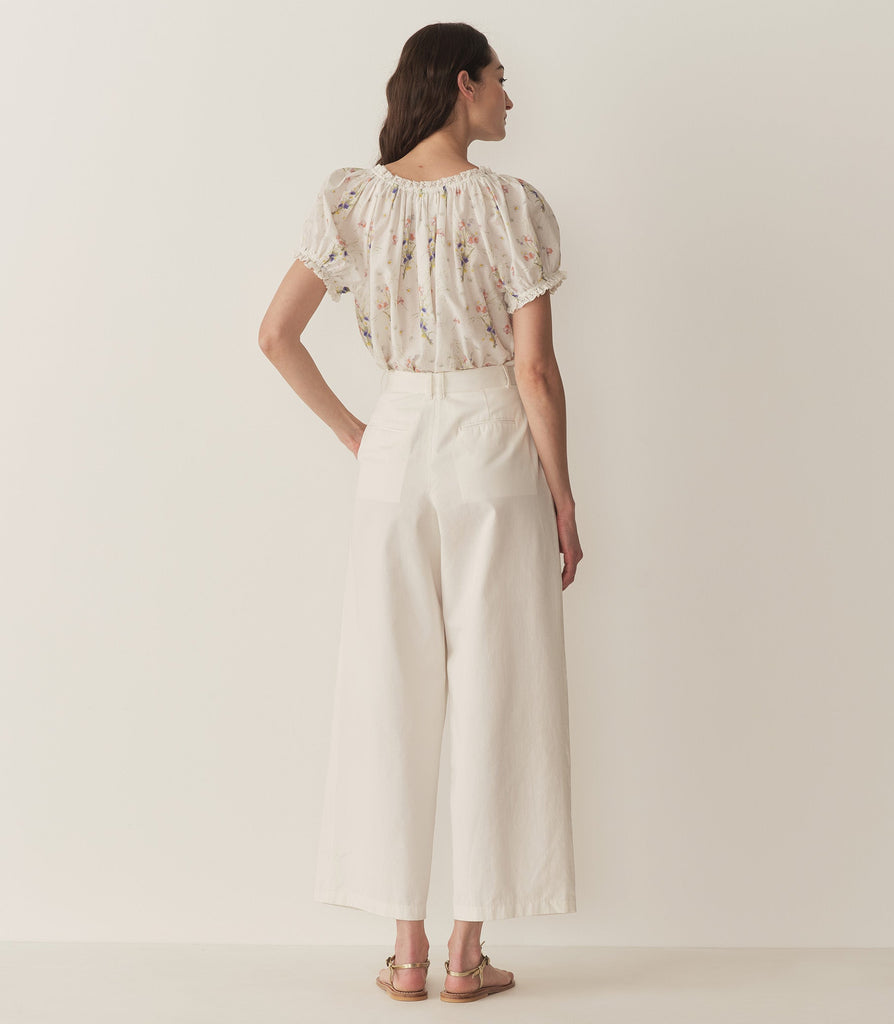 FREDERICA TOP -- PAINTED BOUQUET