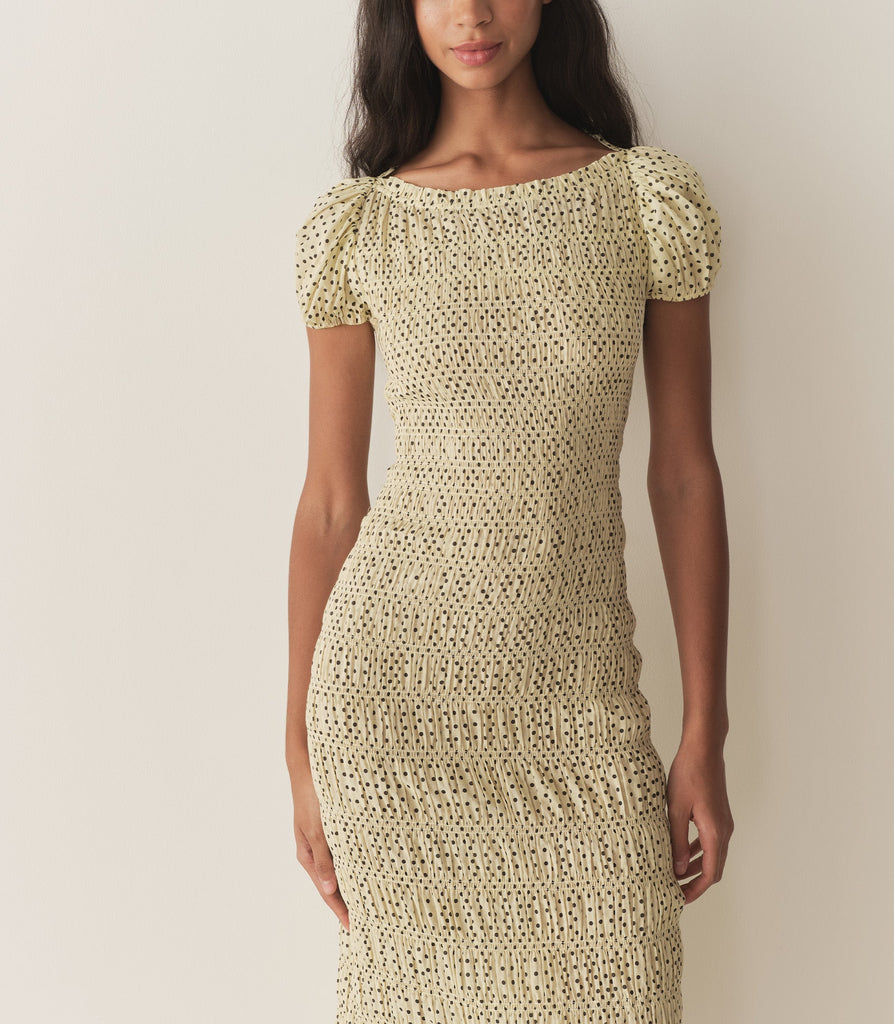 GEORGENE DRESS -- PORTIA DOT