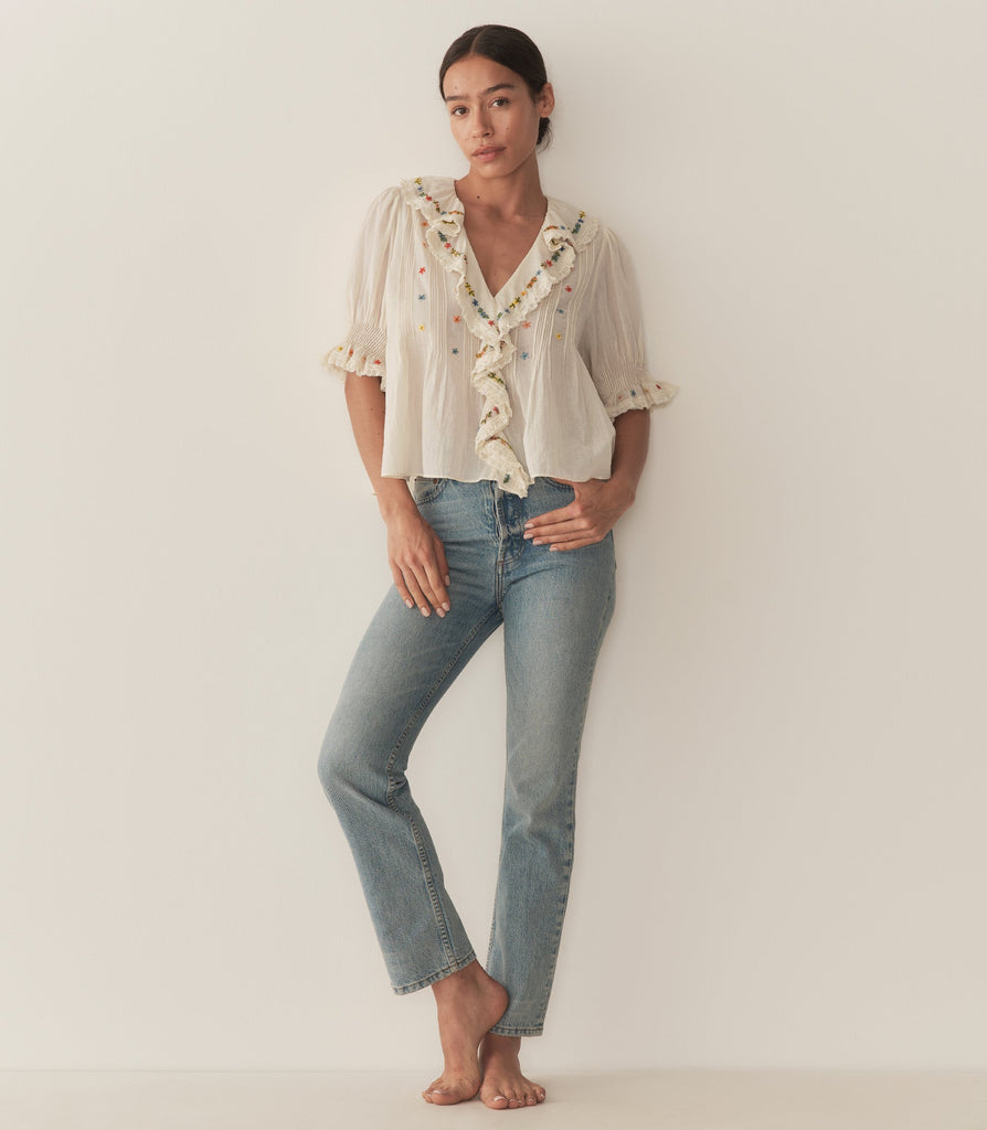 HETTIE TOP -- SEA SALT