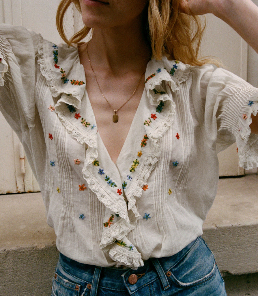 HETTIE TOP -- SEA SALT