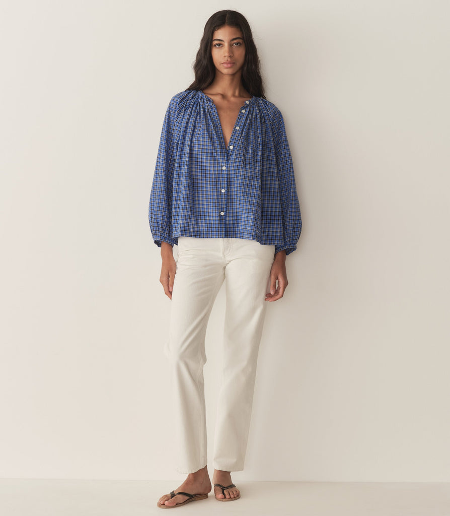 JONIE TOP -- CASSIS CHECK