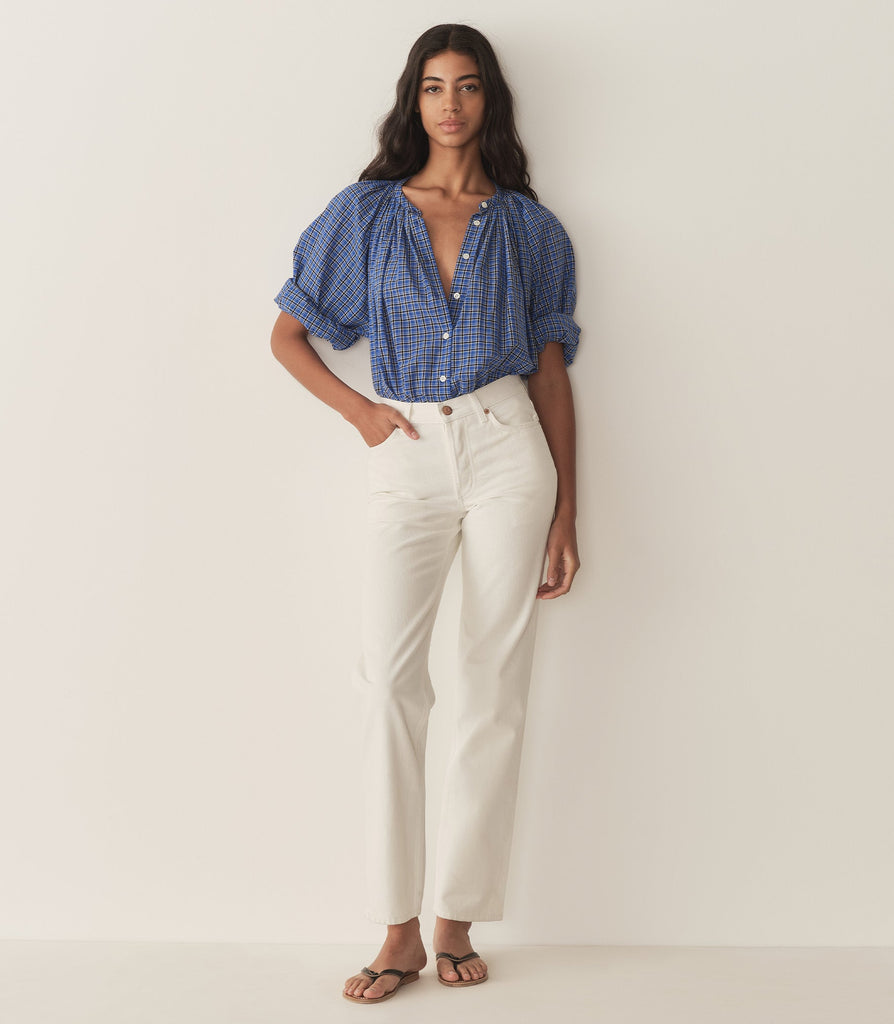 JONIE TOP -- CASSIS CHECK