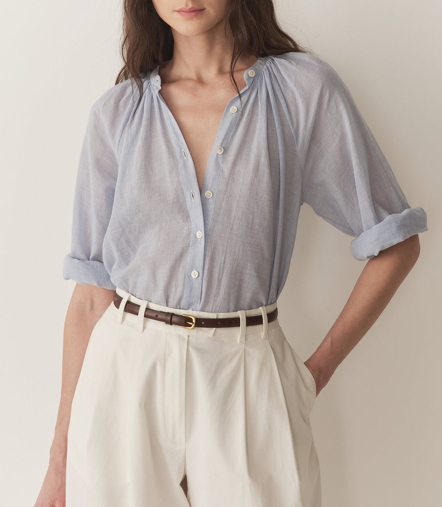 JONIE TOP -- HARBOR BLUE