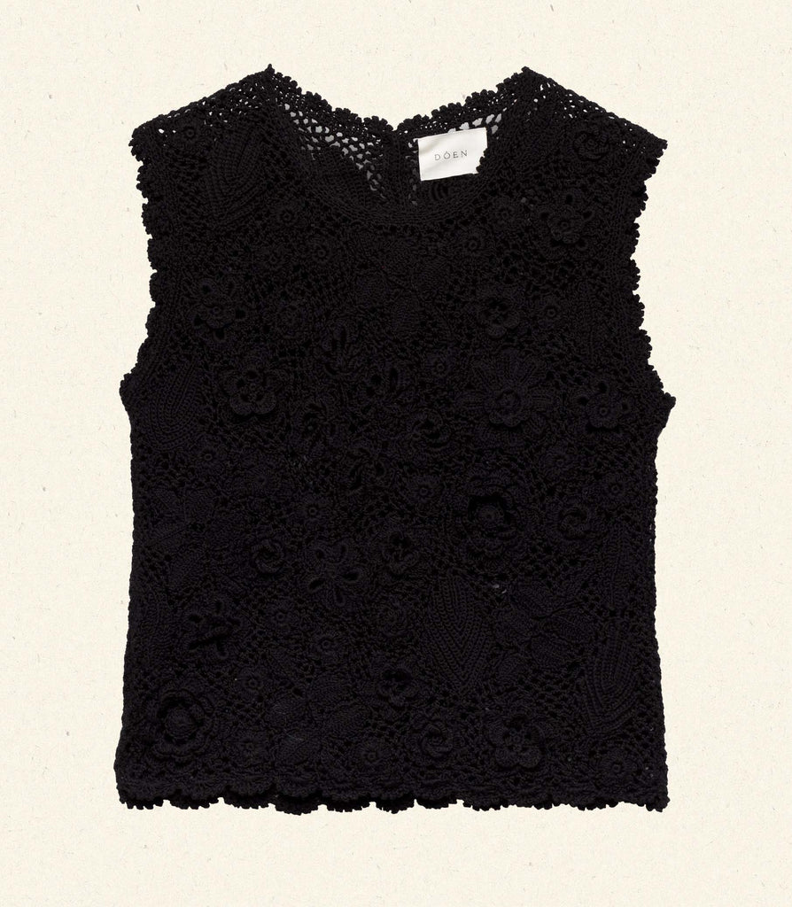 MARCIA TOP -- BLACK