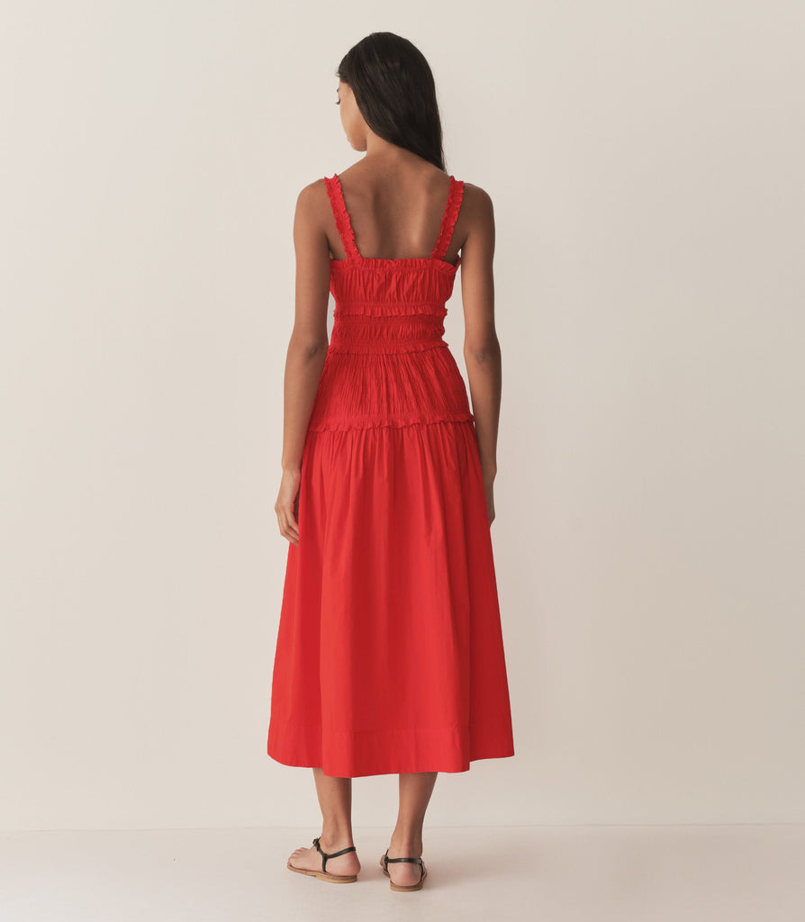 MARIANNE DRESS -- CARMINE