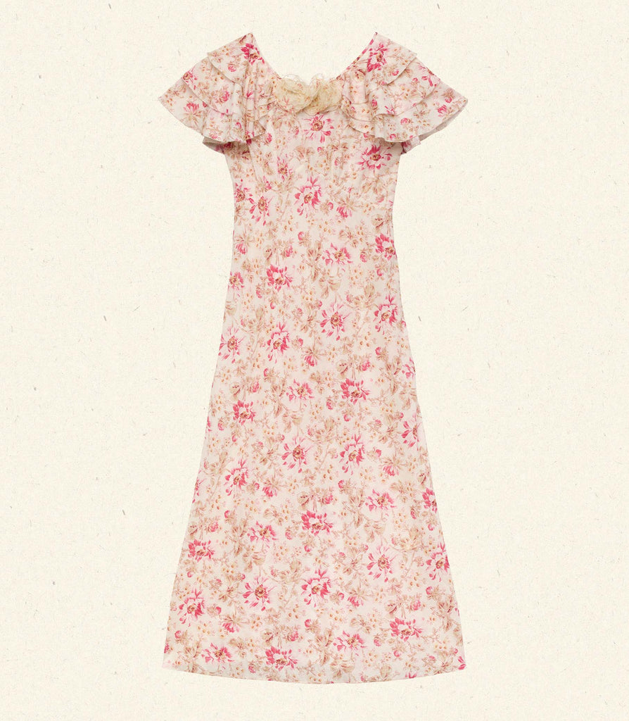 NEVARA DRESS -- FLEURS DE PROVENCE