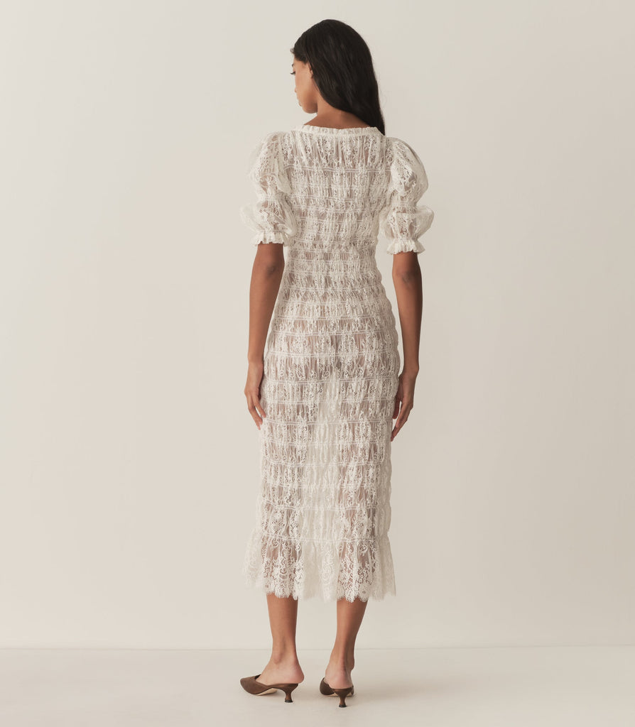 RAQUELLA DRESS -- SALT LACE
