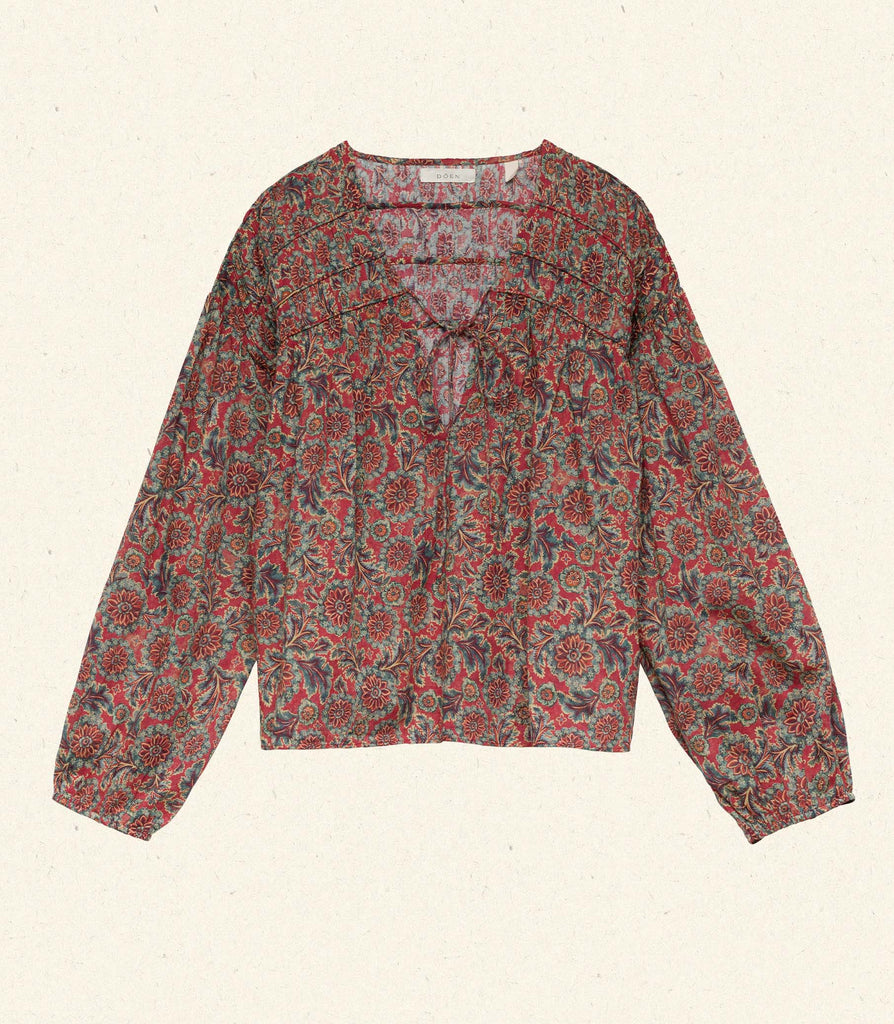 RENELLE TOP -- L'ORANGE SOLEIL FLEURIT