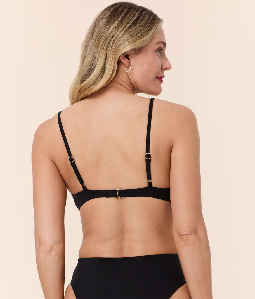 The Santorini - Top - Flat - Black