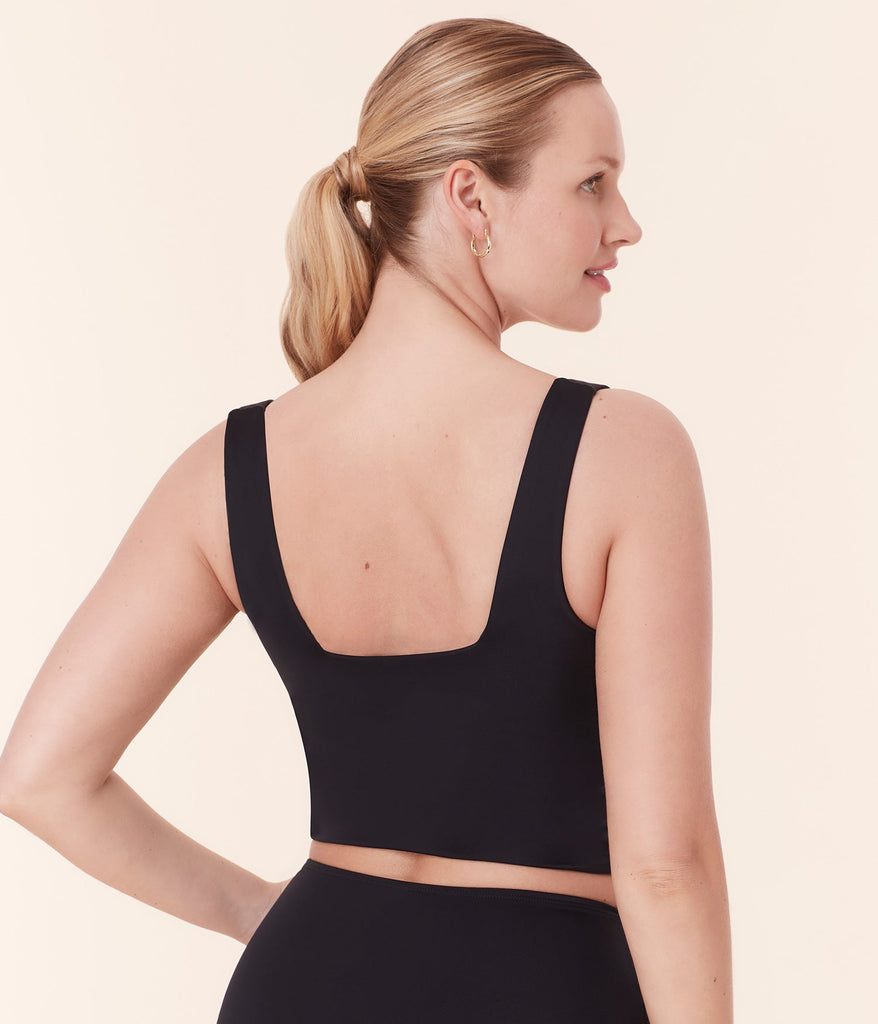 The Siren Swim Tank - Flat - Black