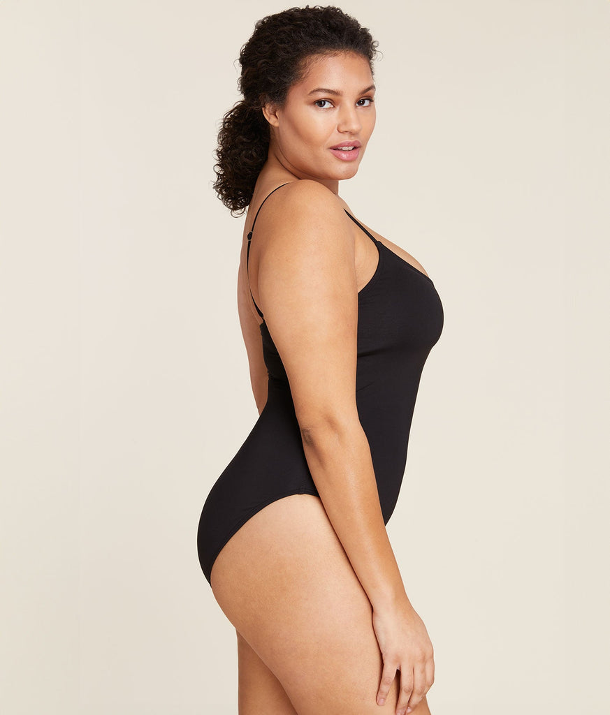 The Amalfi One Piece - Eco Nylon - Black - Classic - Full Coverage