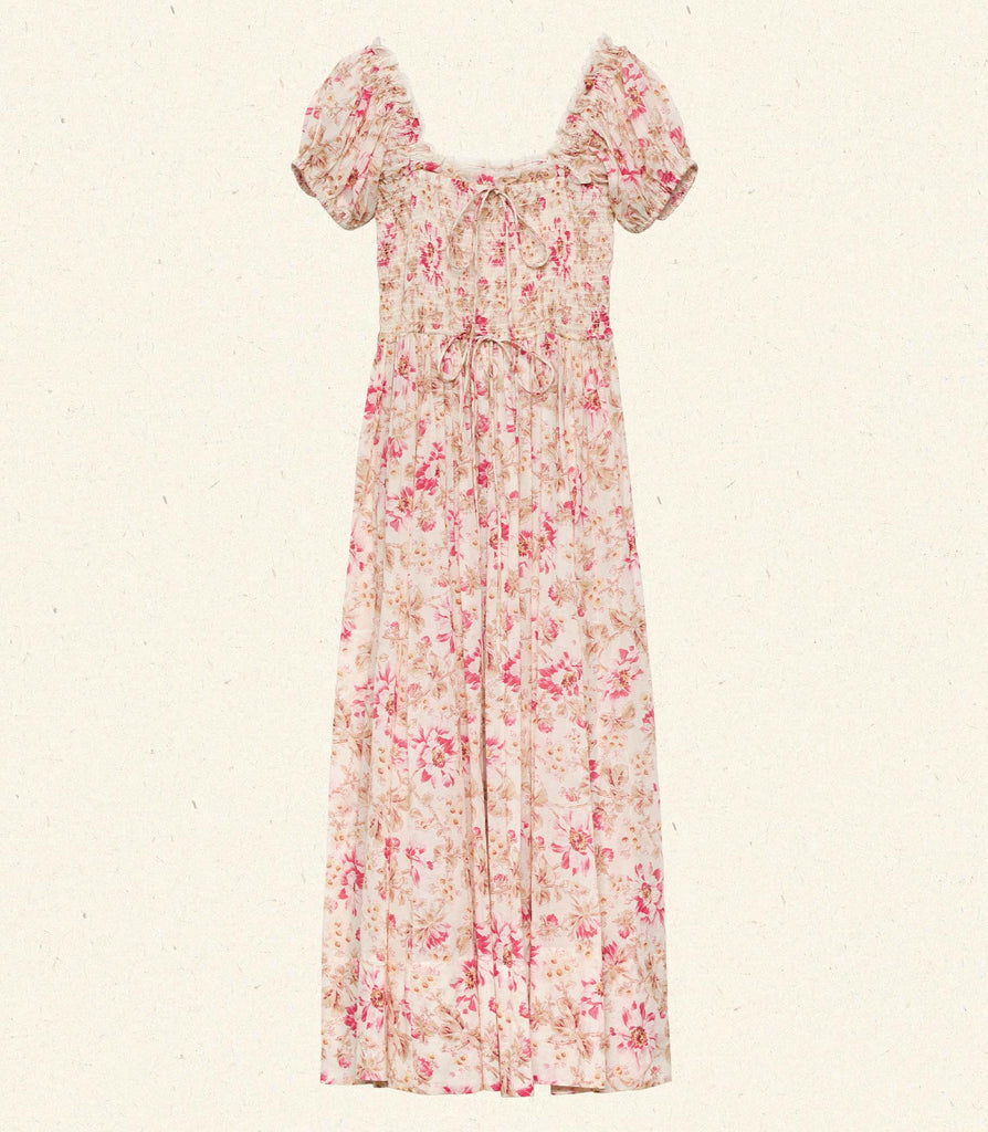 STANZA DRESS -- FLEURS DE PROVENCE