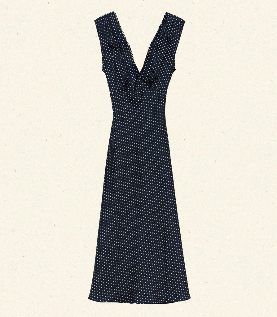 TAHLIA DRESS -- HEPBURN DOT