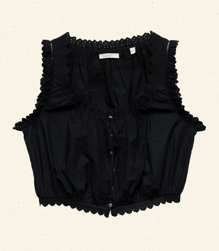 TRAVELER TOP -- BLACK