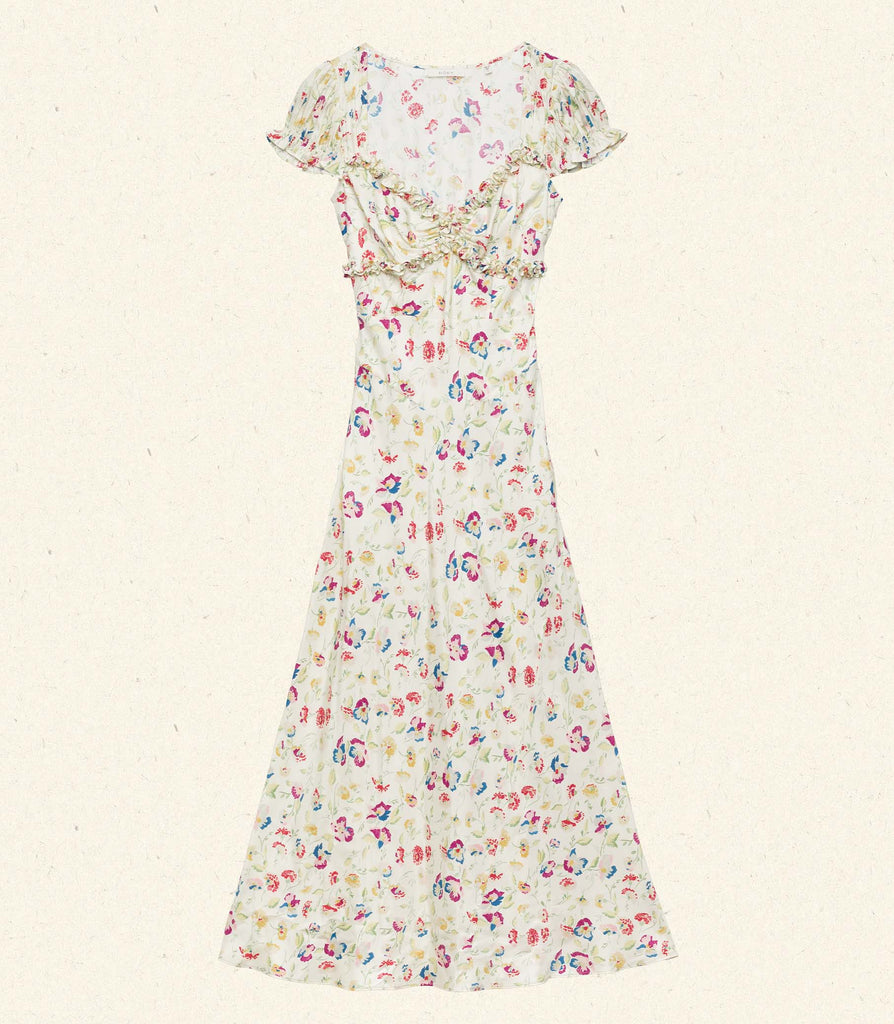 VALERINE DRESS -- WINDSWEPT BLOOMS