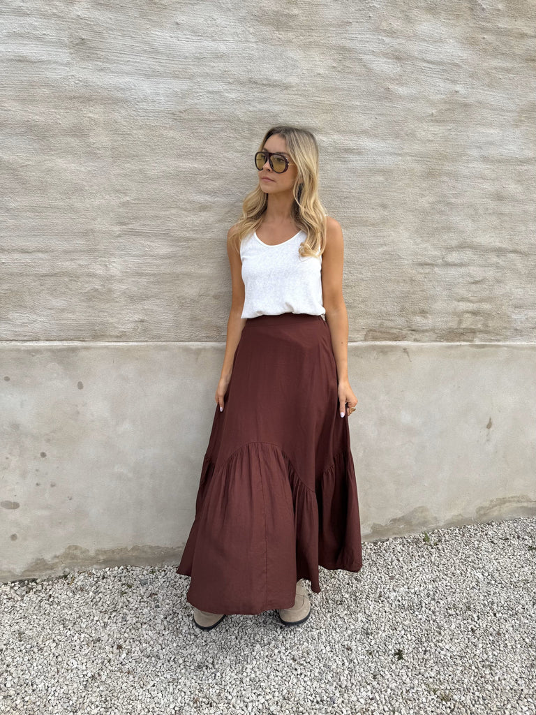 Brown Manhattan Skirt