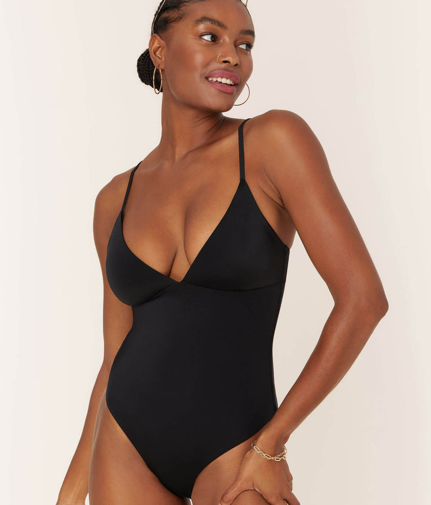 The Lanikai One Piece - Eco Nylon - Black - Classic